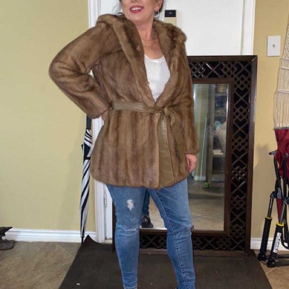 Vintage 60s Mink Fur Coat